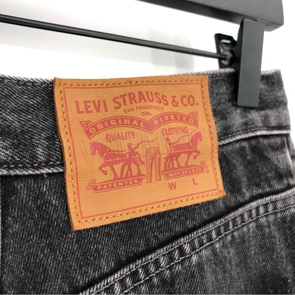 VETEMENTS x LEVI'S 2018 Reworked Zip Jeans Washed Black S - Picture 14 of 14